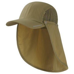 Bassdash Foldable UPF 50+ Fishing Hats with Removable Neck Flap FH12 - Bassdash