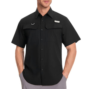 Men's Short Sleeve Button Down Shirt FS54M