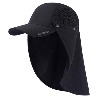 Bassdash Foldable UPF 50+ Fishing Hats with Removable Neck Flap FH12 - Bassdash