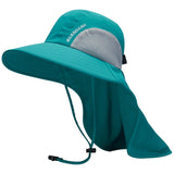 Unisex UPF 50+ Water Resistant Sun Hat with Neck Flap FH06 - Bassdash