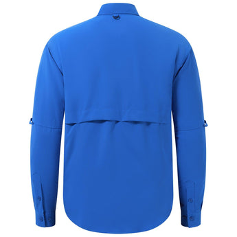 Men's UPF 50+ Long Sleeve Fishing Button Down Shirt FS21M NEW COLOR - Bassdash