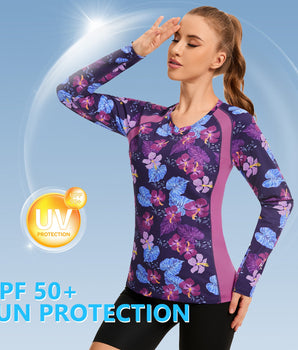 W’s Sorona V-Neck LS Shirt