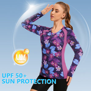 W’s Sorona V-Neck LS Shirt