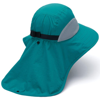 Unisex UPF 50+ Water Resistant Sun Hat with Neck Flap FH06 - Bassdash