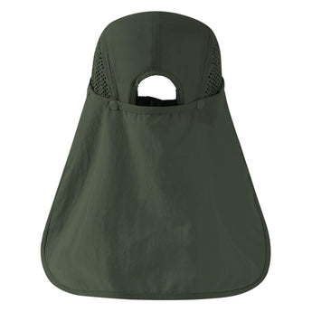 Bassdash Foldable UPF 50+ Fishing Hats with Removable Neck Flap FH12 - Bassdash