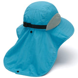Unisex UPF 50+ Water Resistant Sun Hat with Neck Flap FH06 - Bassdash