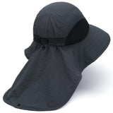 Unisex UPF 50+ Water Resistant Sun Hat with Neck Flap FH06 - Bassdash