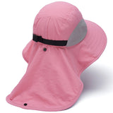 Unisex UPF 50+ Water Resistant Sun Hat with Neck Flap FH06 - Bassdash
