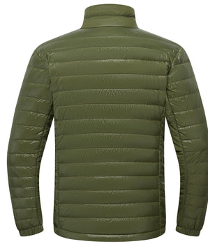 UVSAI Men Down Jacket Insulated Warm Winter Coat with Pockets