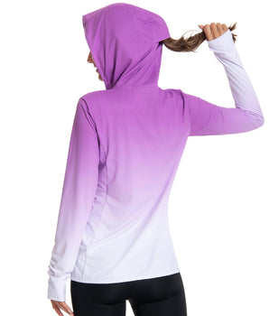 Lightbare Women's UPF 50+ Sun Protection Full Zip Hoodie Jacket - Bassdash