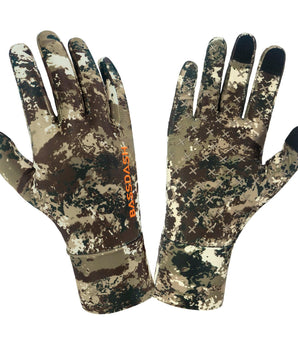 Men's Lightweight UPF 50+ Camo Hunting Gloves HG05 - Bassdash