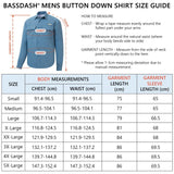 Men's UPF 50+ Long Sleeve Fishing Button Down Shirt FS21M NEW COLOR - Bassdash