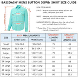 Men's UPF 50+ Long Sleeve Fishing Button Down Shirt FS21M NEW COLOR - Bassdash