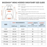 BASSDASH Men’s Cotton LS Hoodie - Bassdash