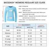 Women's UPF 50+ Long Sleeve Shirts FS03W - Bassdash
