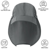 Bassdash Foldable UPF 50+ Fishing Hats with Removable Neck Flap FH12 - Bassdash