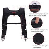 SAVAWADE Tool Belt Suspenders Padded Work Belt Suspension System - Bassdash