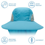 Unisex UPF 50+ Water Resistant Sun Hat with Neck Flap FH06 - Bassdash