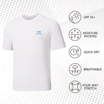 Men's UPF 50+ Short Sleeve T-Shirts FS27M - Bassdash