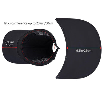 Bassdash Foldable UPF 50+ Fishing Hats with Removable Neck Flap FH12 - Bassdash