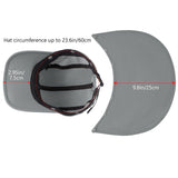 Bassdash Foldable UPF 50+ Fishing Hats with Removable Neck Flap FH12 - Bassdash