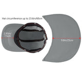 Bassdash Foldable UPF 50+ Fishing Hats with Removable Neck Flap FH12 - Bassdash