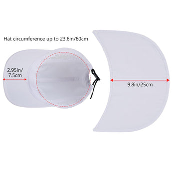 Bassdash Foldable UPF 50+ Fishing Hats with Removable Neck Flap FH12 - Bassdash