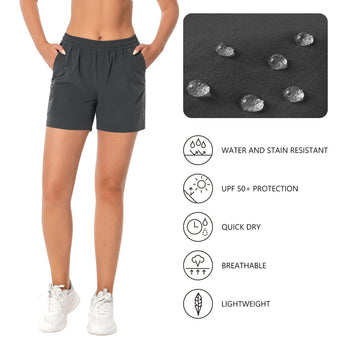 Women's 50+ Quick Dry UPF 50+ Cargo Shorts FP04W - Bassdash