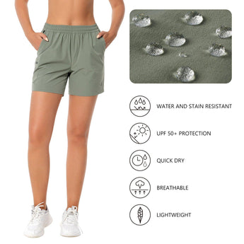 Women's 50+ Quick Dry UPF 50+ Cargo Shorts FP04W - Bassdash