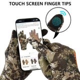 Men's Lightweight UPF 50+ Camo Hunting Gloves HG05 - Bassdash