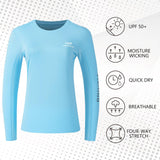 Women's UPF 50+ Long Sleeve Shirts FS03W - Bassdash