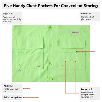 Men's UPF 50+ Long Sleeve Fishing Button Down Shirt FS21M NEW COLOR - Bassdash