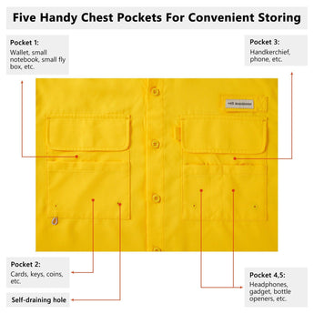 Men's UPF 50+ Long Sleeve Fishing Button Down Shirt FS21M NEW COLOR - Bassdash