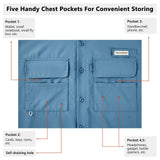 Men's UPF 50+ Long Sleeve Fishing Button Down Shirt FS21M NEW COLOR - Bassdash