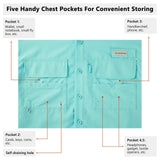 Men's UPF 50+ Long Sleeve Fishing Button Down Shirt FS21M NEW COLOR - Bassdash