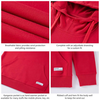 BASSDASH Men’s Cotton LS Hoodie - Bassdash