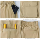 Men’s Quick Dry Elastic Waist Fishing Pants FP05M - Bassdash
