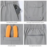 Men’s Quick Dry Elastic Waist Fishing Pants FP05M - Bassdash