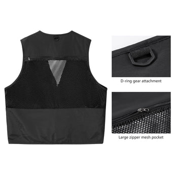 Unisex Utility Fishing Vest - Bassdash