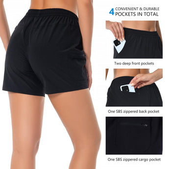 Women's 50+ Quick Dry UPF 50+ Cargo Shorts FP04W - Bassdash