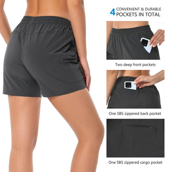 Women's 50+ Quick Dry UPF 50+ Cargo Shorts FP04W - Bassdash