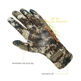 Men's Lightweight UPF 50+ Camo Hunting Gloves HG05 - Bassdash