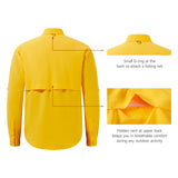 Men's UPF 50+ Long Sleeve Fishing Button Down Shirt FS21M NEW COLOR - Bassdash