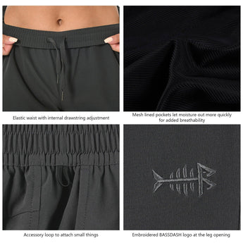 Women's 50+ Quick Dry UPF 50+ Cargo Shorts FP04W - Bassdash