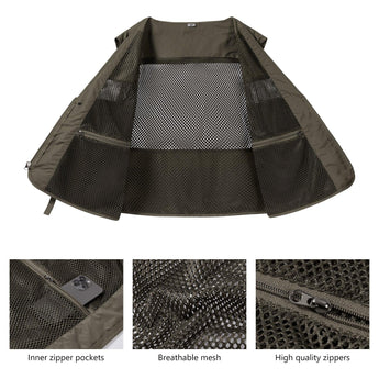 Unisex Utility Fishing Vest - Bassdash