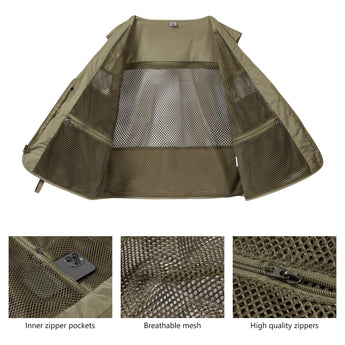 Unisex Utility Fishing Vest - Bassdash