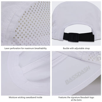 Bassdash Foldable UPF 50+ Fishing Hats with Removable Neck Flap FH12 - Bassdash