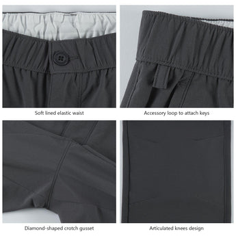 Men’s Quick Dry Elastic Waist Fishing Pants FP05M - Bassdash