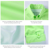 Men's UPF 50+ Long Sleeve Fishing Button Down Shirt FS21M NEW COLOR - Bassdash