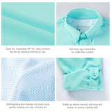 Men's UPF 50+ Long Sleeve Fishing Button Down Shirt FS21M NEW COLOR - Bassdash